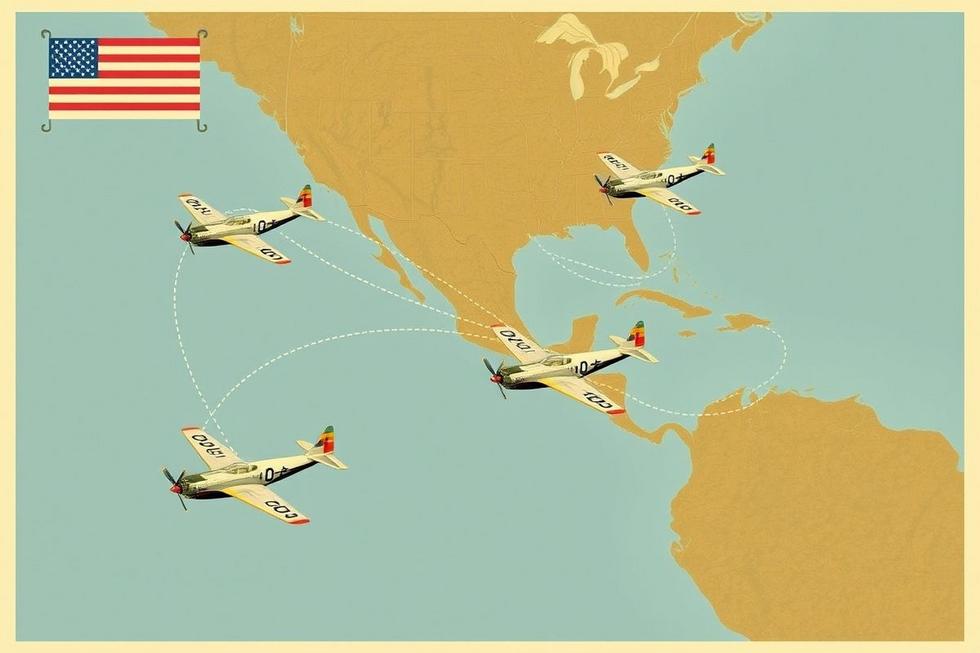 O Contexto Histórico da Aviação entre EUA e México