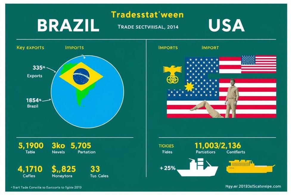 Impacto Econômico do Comércio Brasil-EUA