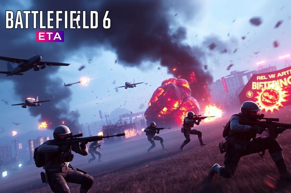 Jogadores em ação no Battlefield 6 beta