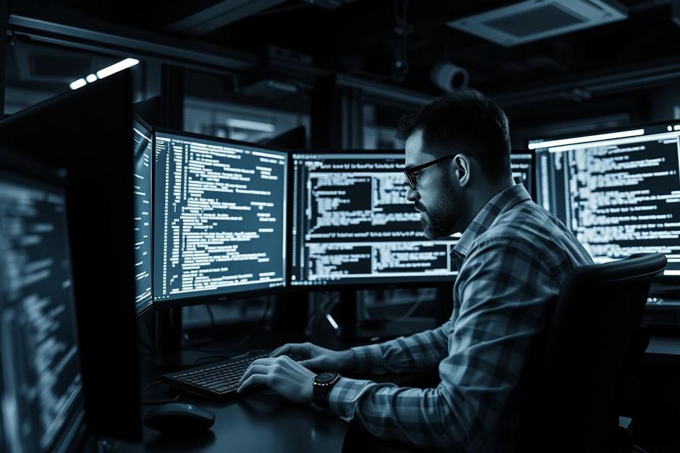 Especialista em ciência da computação em ambiente tecnológico, trabalhando com algoritmos.