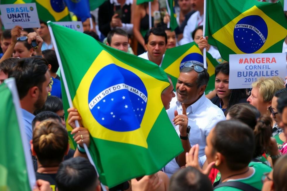Cidadãos envolvidos ativamente na política brasileira.