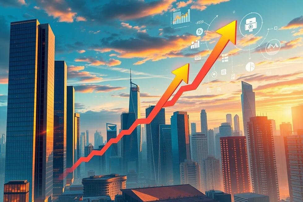 Imagem representativa do crescimento de startups e estratégias de saída.