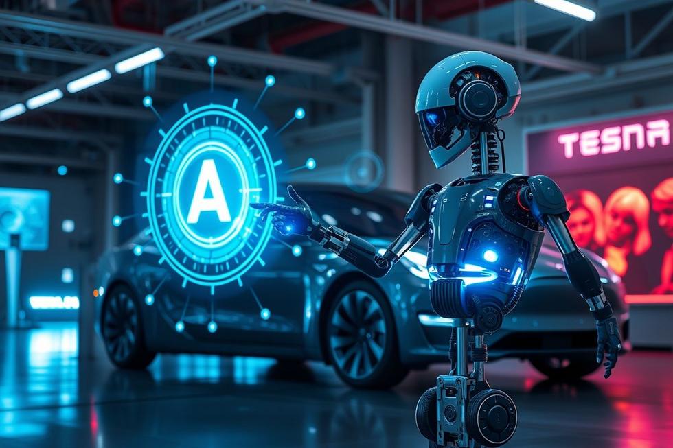 Uma imagem inspiradora do Tesla Dojo em ação.