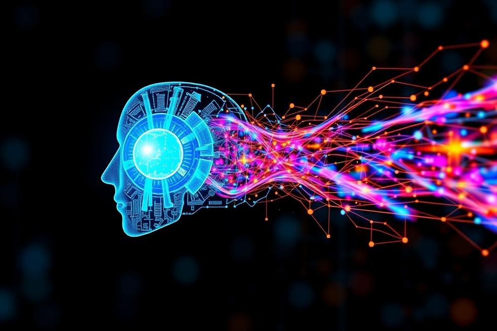 Representação dinâmica do progresso digital através da tecnologia de escaneamento.